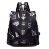 Anti Theft Women Backpack - The Well Being The Well Being White graffiti / China Ludovick-TMB Anti Theft Women Backpack