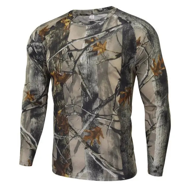 Quick-drying Camouflage T-shirts Breathable Long-sleeved Military Clothes - The Well Being The Well Being maple leaf / XL Ludovick-TMB Quick-drying Camouflage T-shirts Breathable Long-sleeved Military Clothes