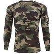 Quick-drying Camouflage T-shirts Breathable Long-sleeved Military Clothes - The Well Being The Well Being jungle camo / XXXL Ludovick-TMB Quick-drying Camouflage T-shirts Breathable Long-sleeved Military Clothes
