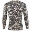 Quick-drying Camouflage T-shirts Breathable Long-sleeved Military Clothes - The Well Being The Well Being ACU / XXXL Ludovick-TMB Quick-drying Camouflage T-shirts Breathable Long-sleeved Military Clothes