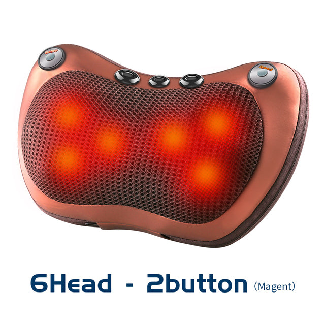 Relaxation Massage Pillow - The Well Being The Well Being China / Brown 6 -2 magent Ludovick-TMB Relaxation Massage Pillow