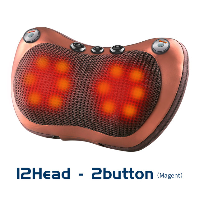 Relaxation Massage Pillow - The Well Being The Well Being Poland / Brown 12 -2 magent Ludovick-TMB Relaxation Massage Pillow