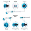 Electric Spin Cleaner 3in1 Wireless Waterproof Kitchen Bathroom Sink Cleaning Bathtub Tile Brush Cleaning Supplies Brush Cleaner - The Well Being The Well Being The Well Being Electric Spin Cleaner 3in1 Wireless Waterproof Kitchen Bathroom Sink Cleaning Bathtub Tile Brush Cleaning Supplies Brush Cleaner