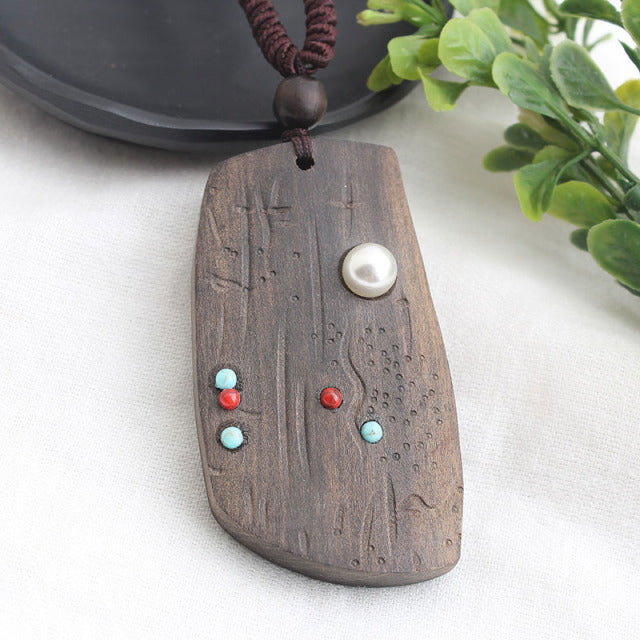 Natural Stone pendant neckl - The Well Being The Well Being 05 Ludovick-TMB Natural Stone pendant neckl