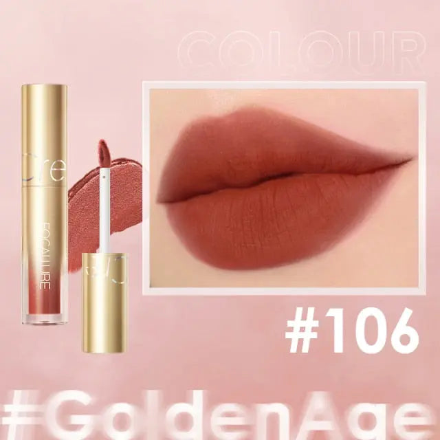 Smooth Lip Cream Velvet Matte Lip Glaze Pigment Long Lasting - The Well Being The Well Being 106 Ludovick-TMB Smooth Lip Cream Velvet Matte Lip Glaze Pigment Long Lasting