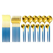 Stainless Steel Set - The Well Being The Well Being Ca / 24PCS Blue Gold Ludovick-TMB Stainless Steel Set