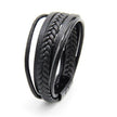 Trendy Genuine Leather Bracelets Men Stainless Steel Multilayer Braided Rope Bracelets - The Well Being The Well Being H22073 / China Ludovick-TMB Trendy Genuine Leather Bracelets Men Stainless Steel Multilayer Braided Rope Bracelets