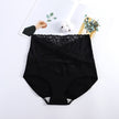 High Waist Underwear Cotton Lace Girls Belly Briefs - The Well Being The Well Being black / L(50-65kg) / 1pc Ludovick-TMB High Waist Underwear Cotton Lace Girls Belly Briefs