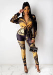 VAZN Autumn Print Print Casual Bandage Sexy 2019 Set full sleeve 2 Piece Sets Night Club Young Lady Sport Sets - The Well Being The Well Being black / XXXL / China Ludovick-TMB VAZN Autumn Print Print Casual Bandage Sexy 2019 Set full sleeve 2 Piece Sets Night Club Young Lady Sport Sets