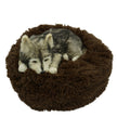 Round Pet Bed - The Well Being The Well Being Dark Coffee / 50cm Ludovick-TMB Round Pet Bed