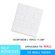 waterproof Wallpapers PVC - The Well Being The Well Being M01-Brick White / 10 Piece Ludovick-TMB waterproof Wallpapers PVC