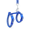 Adjustable Nylon Cat and Dog Harness with Reflective Strip and Quick Release, Ideal for Walking and Training - Available in Various Colors and Patterns - The Well Being The Well Being Blue Reflective / M Ludovick-TMB Adjustable Nylon Cat and Dog Harness with Reflective Strip and Quick Release, Ideal for Walking and Training - Available in Various Colors and Patterns