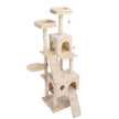 Multi-Level Cat Tree For Cats With Cozy Perches Stable Cat Climbing Frame Cat Scratch Board Toys - The Well Being The Well Being AMT0042BG / 180cm / Russian Federation Ludovick-TMB Multi-Level Cat Tree For Cats With Cozy Perches Stable Cat Climbing Frame Cat Scratch Board Toys