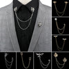 Man Suit Shirt Collar Tassel Chain - The Well Being The Well Being Ludovick-TMB Man Suit Shirt Collar Tassel Chain