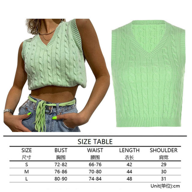 Sweater Vest - The Well Being The Well Being 5242-green / S / UK Ludovick-TMB Sweater Vest