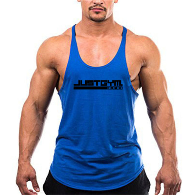 Bodybuilding Hooded Sleeveless Shirt Fitness Mens Tank Top Muscle Vest Cotton Gym Tank Top Sportswear - The Well Being The Well Being blue10 / XXL Ludovick-TMB Bodybuilding Hooded Sleeveless Shirt Fitness Mens Tank Top Muscle Vest Cotton Gym Tank Top Sportswear