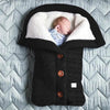 Infant Sleeping Blanket Footmuff Cotton Envelope - The Well Being The Well Being black Ludovick-TMB Infant Sleeping Blanket Footmuff Cotton Envelope