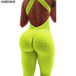 Slim Jumpsuit Fitness Tracksuit - The Well Being The Well Being yellow / XL / United States Ludovick-TMB Slim Jumpsuit Fitness Tracksuit