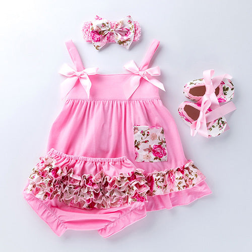 Baby Swing Top Rose Baby Girls Clothing. Style Infant Ruffle Outfits - The Well Being The Well Being PINK / 6M Ludovick-TMB Baby Swing Top Rose Baby Girls Clothing. Style Infant Ruffle Outfits