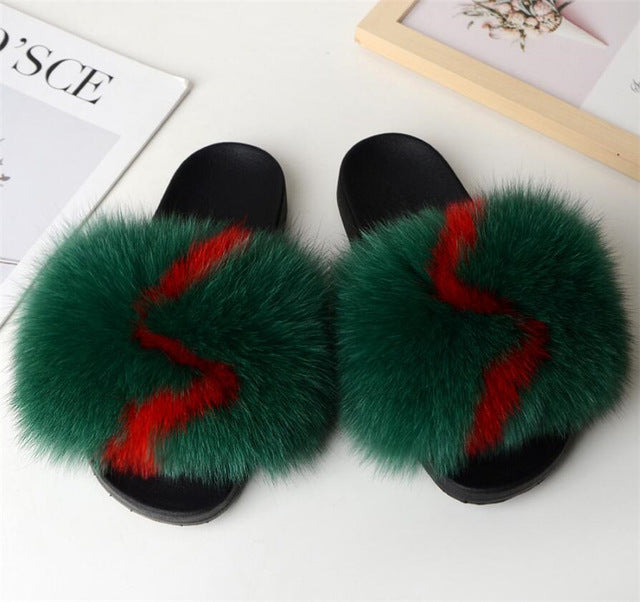 Furry Slippers - The Well Being The Well Being as pic shows 3 / 8 / China Ludovick-TMB Furry Slippers