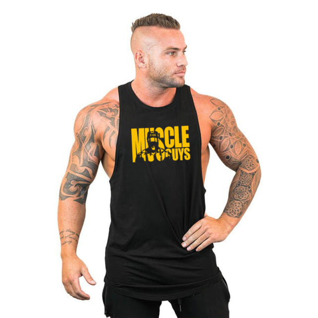 Cotton Sleeveless Shirt Casual Fashion Fitness Stringer Tank Top Men bodybuilding Clothing M-XXL - The Well Being The Well Being black162 / XXL Ludovick-TMB Cotton Sleeveless Shirt Casual Fashion Fitness Stringer Tank Top Men bodybuilding Clothing M-XXL