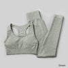 Seamless Yoga Set Workout Sportswear Gym Clothing Fitness High Waist Leggings Long Sleeve Crop Top Sports Suits - The Well Being The Well Being bra pants green / L / Russian Federation Ludovick-TMB Seamless Yoga Set Workout Sportswear Gym Clothing Fitness High Waist Leggings Long Sleeve Crop Top Sports Suits