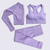 Energy Seamless Yoga Set Sport Outfit For Woman Gym Clothing Fitness Long Sleeve Crop Top High Waist Leggings Running Sportswear - The Well Being The Well Being 3pcs-Violet / S Ludovick-TMB Energy Seamless Yoga Set Sport Outfit For Woman Gym Clothing Fitness Long Sleeve Crop Top High Waist Leggings Running Sportswear