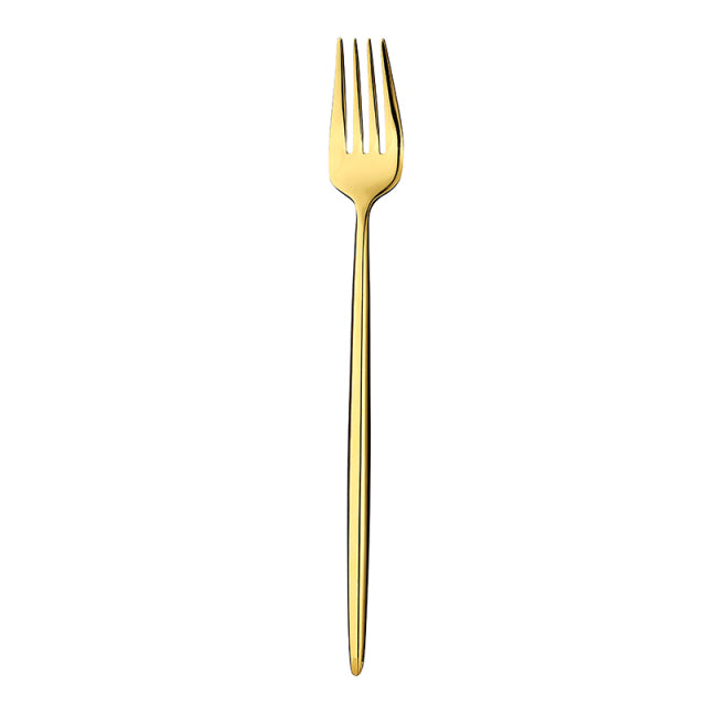 Gold Cutlery Set Forks Spoons Knives - The Well Being The Well Being Russian Federation / 1pc dinner fork Ludovick-TMB Gold Cutlery Set Forks Spoons Knives