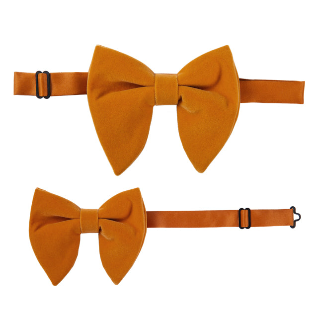 Oversize Solid Bowtie Sets with hankie Tuxedo Bow Tie Pocket Square - The Well Being The Well Being CB09 WITH HANKY Ludovick-TMB Oversize Solid Bowtie Sets with hankie Tuxedo Bow Tie Pocket Square