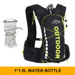 Cycling backpack for men and women, nylon bag, waterproof 8 liters, hiking and camping, 250ml water bottle with 1.5L water bag - The Well Being The Well Being black green1.5L Ludovick-TMB Cycling backpack for men and women, nylon bag, waterproof 8 liters, hiking and camping, 250ml water bottle with 1.5L water bag