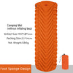 Camping mattress inflatable Single - The Well Being The Well Being Foot orange blue mat / One Seat / China Ludovick-TMB Camping mattress inflatable Single