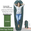 Camping mattress inflatable Single - The Well Being The Well Being Green Mat with bag / One Seat / China Ludovick-TMB Camping mattress inflatable Single