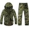 Men Camouflage Jacket Sets Outdoor Shark Skin Soft Shell Windbreaker Waterproof Hunting Clothes Set Military Tactical Clothing - The Well Being The Well Being Ruins green / S Ludovick-TMB Men Camouflage Jacket Sets Outdoor Shark Skin Soft Shell Windbreaker Waterproof Hunting Clothes Set Military Tactical Clothing