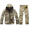 Men Camouflage Jacket Sets Outdoor Shark Skin Soft Shell Windbreaker Waterproof Hunting Clothes Set Military Tactical Clothing - The Well Being The Well Being Ludovick-TMB Men Camouflage Jacket Sets Outdoor Shark Skin Soft Shell Windbreaker Waterproof Hunting Clothes Set Military Tactical Clothing