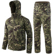 Men Camouflage Jacket Sets Outdoor Shark Skin Soft Shell Windbreaker Waterproof Hunting Clothes Set Military Tactical Clothing - The Well Being The Well Being CP green / S Ludovick-TMB Men Camouflage Jacket Sets Outdoor Shark Skin Soft Shell Windbreaker Waterproof Hunting Clothes Set Military Tactical Clothing