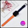 Apple Watch Strap band - The Well Being The Well Being Slim Orange Blue / 42mm or 44mm or 45mm Ludovick-TMB Apple Watch Strap band
