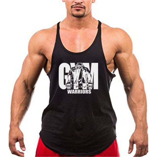 Y Back Gym Stringer Tank Top Men Cotton Clothing Bodybuilding Sleeveless Shirt Fitness Vest Muscle Singlets Workout Tank - The Well Being The Well Being black 170 / M Ludovick-TMB Y Back Gym Stringer Tank Top Men Cotton Clothing Bodybuilding Sleeveless Shirt Fitness Vest Muscle Singlets Workout Tank