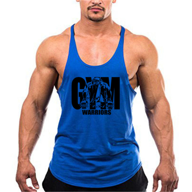 Y Back Gym Stringer Tank Top Men Cotton Clothing Bodybuilding Sleeveless Shirt Fitness Vest Muscle Singlets Workout Tank - The Well Being The Well Being blue 169 / XXL Ludovick-TMB Y Back Gym Stringer Tank Top Men Cotton Clothing Bodybuilding Sleeveless Shirt Fitness Vest Muscle Singlets Workout Tank