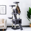 Multi-Level Cat Tree For Cats With Cozy Perches Stable Cat Climbing Frame Cat Scratch Board Toys - The Well Being The Well Being Ludovick-TMB Multi-Level Cat Tree For Cats With Cozy Perches Stable Cat Climbing Frame Cat Scratch Board Toys