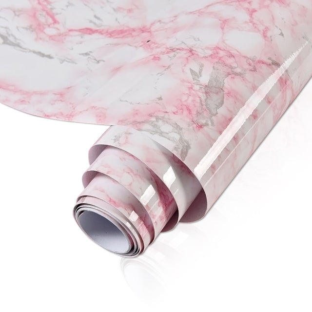 Self Adhesive Marble Wallpaper Peel And Stick Waterproof Bathroom Kitchen Cabinets Desktop Stickers Home Decor Film - The Well Being The Well Being Marble Light Pink / 40cm x 1m Ludovick-TMB Self Adhesive Marble Wallpaper Peel And Stick Waterproof Bathroom Kitchen Cabinets Desktop Stickers Home Decor Film