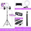 LED Selfie Ring Light with Stand without Tripod - The Well Being The Well Being China / 6 inch 160cm Double Ludovick-TMB LED Selfie Ring Light with Stand without Tripod