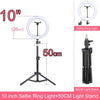 LED Selfie Ring Light with Stand without Tripod - The Well Being The Well Being Belgium / 10 inch 50cm Ludovick-TMB LED Selfie Ring Light with Stand without Tripod