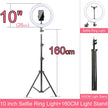 LED Selfie Ring Light with Stand without Tripod - The Well Being The Well Being Belgium / 10 inch 160cm Ludovick-TMB LED Selfie Ring Light with Stand without Tripod