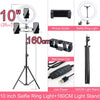 LED Selfie Ring Light with Stand without Tripod - The Well Being The Well Being Russian Federation / 10 inch 160cm Double Ludovick-TMB LED Selfie Ring Light with Stand without Tripod