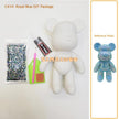 Diamond Paining Crystal Bear Doll Mosaic Embroidery Rhinestone Full Drill Gift - The Well Being The Well Being C14 / 51cm Unassembled Ludovick-TMB Diamond Paining Crystal Bear Doll Mosaic Embroidery Rhinestone Full Drill Gift