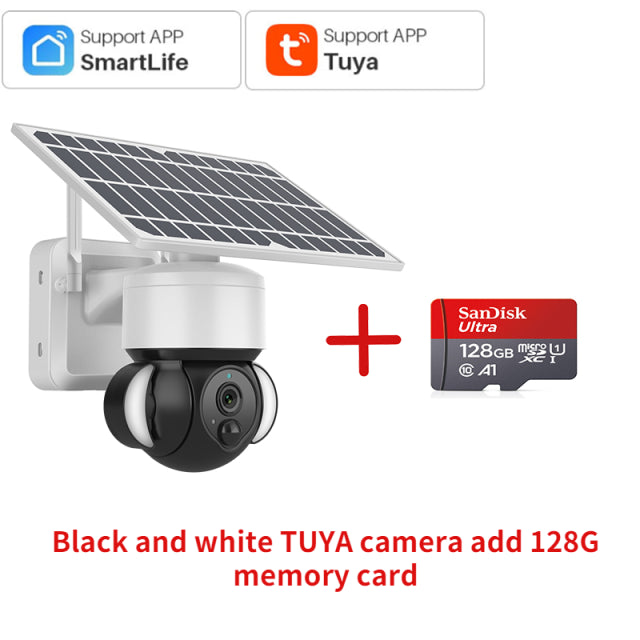 Camera Surveillance with Solar Panel, Motion Detection Supports Alexa & Google Home - The Well Being The Well Being Japan / BW add 128G Ludovick-TMB Camera Surveillance with Solar Panel, Motion Detection Supports Alexa & Google Home