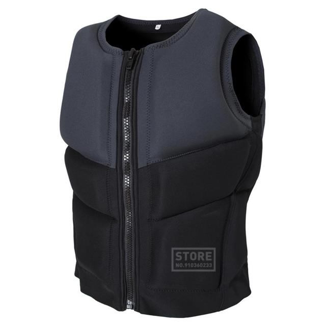 Surf Vest Jet Ski Motorboats Wakeboard Raft Rescue Boat Fishing Vest Swimming Drifting Rescue - The Well Being The Well Being L097 Gray Blank / L 70-78KG Ludovick-TMB Surf Vest Jet Ski Motorboats Wakeboard Raft Rescue Boat Fishing Vest Swimming Drifting Rescue