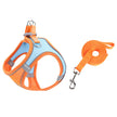 Pet Harness Dog Leash Vest Chest Harness Adjustable Nylon Breathable Reflective Outdoor Walking Dog Chest Strap Small and Medium - The Well Being The Well Being Blue orange / XXXS Ludovick-TMB Pet Harness Dog Leash Vest Chest Harness Adjustable Nylon Breathable Reflective Outdoor Walking Dog Chest Strap Small and Medium