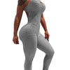 Tracksuit Yoga High Waist Play suit Slim Sport Backless Top Running Sportswear Pants Push up Jumpsuit - The Well Being The Well Being gray / XL / United States Ludovick-TMB Tracksuit Yoga High Waist Play suit Slim Sport Backless Top Running Sportswear Pants Push up Jumpsuit