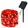LED Solar Light Outdoor Waterproof Fairy Garland String Lights Christmas Party Garden Solar Lamp Decoration 7/12/22/32 M - The Well Being The Well Being Red / 22M 200LED Ludovick-TMB LED Solar Light Outdoor Waterproof Fairy Garland String Lights Christmas Party Garden Solar Lamp Decoration 7/12/22/32 M